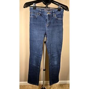 Ralph Lauren Womens Lauren Jeans Blue Dark Wash Boot Cut Sz 2